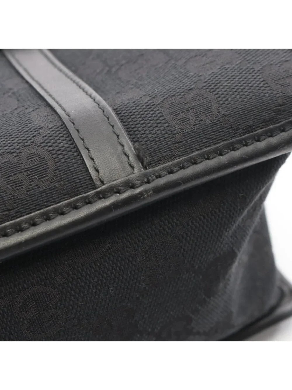 Gucci Handbag GG Canvas 000 Black Tote Bag